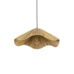 PAJERO Boho Κρεμαστό Φωτιστικό Οροφής Μονόφωτο 1 x E27 AC 220-240V IP20 Μπεζ - Μ50 x Π50 x Υ22cm