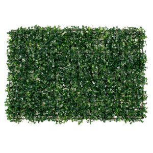 BUXUS Τεχνητό Πάνελ Φυλλωσιάς / άθετος Κήπος Πράσινο 60x4x40