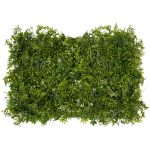 FERN Τεχνητό Πάνελ Φυλλωσιάς / Κάθετος Κήπος Γάλιο, Φτέρη, Γκι & Γρασίδι - Πράσινο - Μ60 x Π9 x Υ40cm
