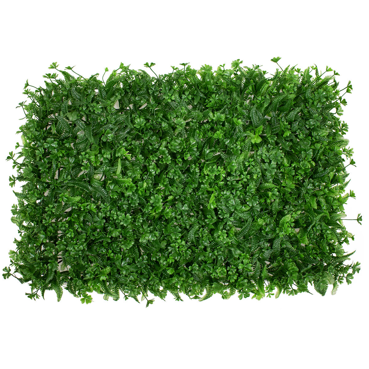 CLOVER Τεχνητό Πάνελ Φυλλωσιάς / Κάθετος Κήπος Τριφύλλι & Νάνος Φτέρη - Πράσινο - Μ60 x Π8 x Υ40cm