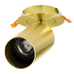LEO Χωνευτό Κινούμενο Φωτιστικό Downlight Σποτ με Ντουί GU10