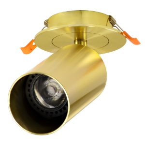 LEO Χωνευτό Κινούμενο Φωτιστικό Downlight Σποτ με Ντουί GU10