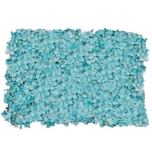 Συνθετικό Πάνελ Λουλουδιών - Κάθετος Κήπος Ορτανσία Τυρκουάζ Μ60 x Υ40 x Π5cm