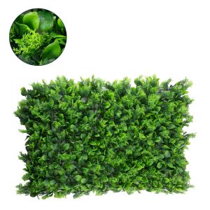 Artificial - Συνθετικό Τεχνητό Διακοσμητικό Πάνελ Φυλλωσιάς - Κάθετος Κήπος Λέιλαντ - Πράσινο Μ60 x Υ40 x Π9cm