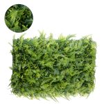 Artificial - Συνθετικό Τεχνητό Διακοσμητικό Πάνελ Φυλλωσιάς - Κάθετος Κήπος Νάνος Φτέρη - Γιασεμί - Πράσινο Μ60 x Υ40 x Π9cm