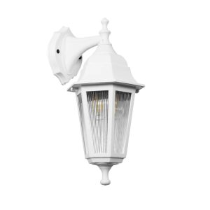 VITRO Vintage Φωτιστικό Τοίχου - Απλίκα με Ντουί 1 x E27 AC 220-240V IP44 - Λευκό - Μ17 x Π20 x Υ36cm