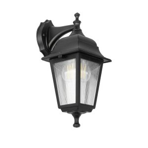 SOLME Vintage Φωτιστικό Τοίχου - Απλίκα με Ντουί 1 x E27 AC 220-240V IP44 - Μαύρο - Μ15 x Π20 x Υ35cm