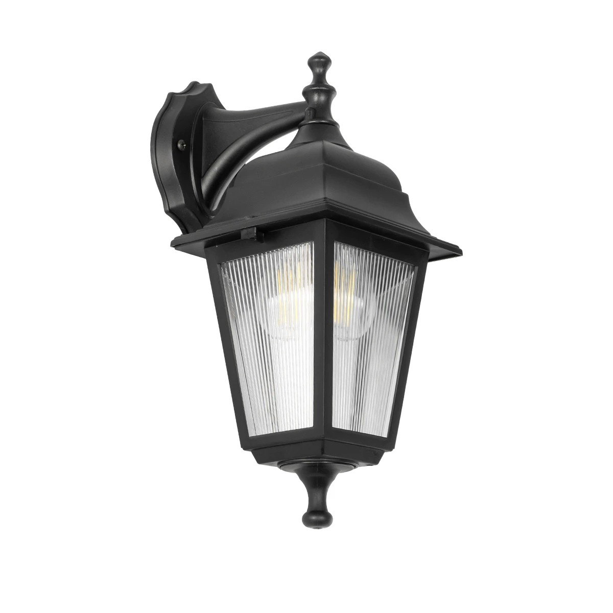 SOLME Απλίκα Τοίχου Μαύρη Μ15xΠ20xΥ35cm