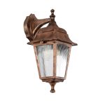 SOLME Vintage Φωτιστικό Τοίχου - Απλίκα με Ντουί 1 x E27 AC 220-240V IP44 - Χάλκινο - Μ15 x Π20 x Υ35cm