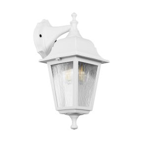 SOLME Vintage Φωτιστικό Τοίχου - Απλίκα με Ντουί 1 x E27 AC 220-240V IP44 - Λευκό - Μ15 x Π20 x Υ35cm