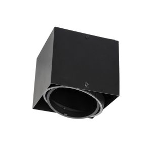 MAGMA Μοντέρνο Φωτιστικό Οροφής με Ντουί 1 x GU10 AC 220-240V IP20 - Μαύρο - Μ15 x Π15 x Υ13cm