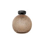 CORDE Μοντέρνο Φωτιστικό Οροφής με Ντουί 1 x E27 AC 220-240V IP20 - Μπεζ - Μ25 x Π25 x Υ26cm