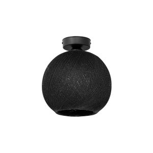 CORDE Μοντέρνο Φωτιστικό Οροφής με Ντουί 1 x E27 AC 220-240V IP20 - Μαύρο - Μ25 x Π25 x Υ26cm