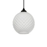 KEGEL Μοντέρνο Κρεμαστό Φωτιστικό Οροφής με Ντουί 1 x E27 AC 220-240V IP20 - Λευκό - Μ20 x Π20 x Υ20cm