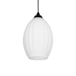 GURIA Μοντέρνο Κρεμαστό Φωτιστικό Οροφής με Ντουί 1 x E27 AC 220-240V IP20 - Λευκό - Μ19 x Π19 x Υ26cm