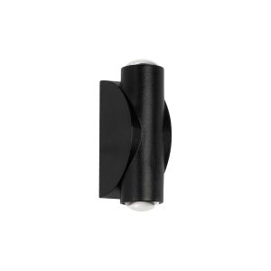 ARC Μοντέρνο Φωτιστικό Τοίχου - Απλίκα LED 4W 500lm 30° AC 220-240V Αδιάβροχο IP65 Θερμό Λευκό 2700K - CREE XPE Chip & TÜV SÜD Driver - Μαύρο Ματ - Μ3.5 x Π4.8 x Υ11.5cm