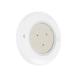 POOLARTY Υποβρύχιο Φωτιστικό για Σιντριβάνια/Πισίνες LED 8W 600lm 120° DC 12V Αδιάβροχο IP68 Θερμό Λευκό 2700K Dimmable - Bridgelux SMD Chip - 1m VDE Rubber Καλώδιο - Μ13 x Π13 x Υ2cm