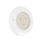 POOLARTY Υποβρύχιο Φωτιστικό για Σιντριβάνια/Πισίνες LED 8W 640lm 120° DC 12V Αδιάβροχο IP68 Φυσικό Λευκό 4500K Dimmable - Bridgelux SMD Chip - 1m VDE Rubber Καλώδιο - Μ13 x Π13 x Υ2cm