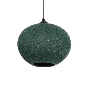 SOLEI Boho Κρεμαστό Φωτιστικό Οροφής με Ντουί 1 x E27 AC 220-240V IP20 - Πράσινο - M30 x Π30 x Υ26cm
