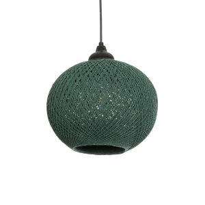 SOLEI Boho Κρεμαστό Φωτιστικό Οροφής με Ντουί 1 x E27 AC 220-240V IP20 - Πράσινο - M20 x Π20 x Υ25cm