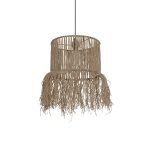 REGEN Boho Κρεμαστό Φωτιστικό Οροφής με Ντουί 1 x E27 AC 220-240V IP20 - Μπεζ - M30 x Π30 x Υ40cm