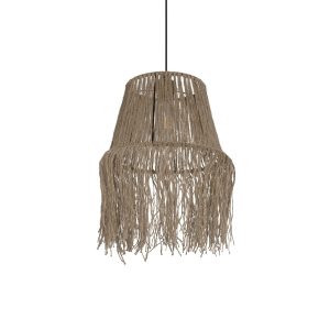 ROKA Boho Κρεμαστό Φωτιστικό Οροφής με Ντουί 1 x E27 AC 220-240V IP20 - Μπεζ - M30 x Π30 x Υ45cm