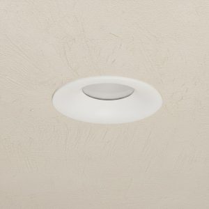 kelvo® LAMDA KLV- Χωνευτό Φωτιστικό Downlight Σποτ Μπάνιου για Λάμπα MR16 με Ντουί GU10 AC 220-240V Αδιάβροχο IP65 - Λευκό Ματ - Μ8.5 x Π8.5 x Υ3.5cm / Q7.5cm