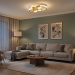 kelvo® DIAMOND KLV- Φωτιστικό Οροφής LED 67W 6700lm 360° AC 220-240V IP20 Ρυθμιζόμενο Λευκό CCT με Χειριστήριο από 2700K έως 6000K Dimmable - Lumileds SMD Chip - Χρυσό Πλατίνα - Μ60 x Π40 x Υ14cm