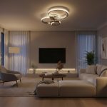 kelvo® DIAMOND KLV- Φωτιστικό Οροφής LED 100W 10000lm 360° AC 220-240V IP20 Ρυθμιζόμενο Λευκό CCT με Χειριστήριο από 2700K έως 6000K Dimmable - Lumileds SMD Chip - Μαύρο Ματ - Μ80 x Π50 x Υ20cm