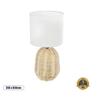 HASUMI Boho Επιτραπέζιο Φωτιστικό Πορτατίφ με Ντουί 1 x E27