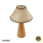 MASPALOMAS Boho Επιτραπέζιο Φωτιστικό Πορτατίφ με Ντουί 1 x E27 AC 220-240V IP20 - Καφέ & Μπεζ - Μ30 x Π30 x Υ45cm