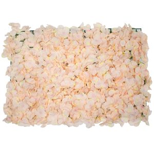 Συνθετικό Πάνελ Λουλουδιών - Κάθετος Κήπος Άγρια Ορτανσία Σομόν Μ60 x Υ40 x Π5cm