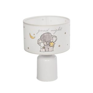 ELEPHANT Παιδικό Επιτραπέζιο Φωτιστικό Πορτατίφ με Ντουί 1 x E27 AC 220-240V IP20 - Πολύχρωμο - Μ24 x Π24 x Υ32cm