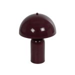 GASCO Μοντέρνο Επιτραπέζιο Φωτιστικό Πορτατίφ με Ντουί 1 x E27 AC 220-240V IP20 - Κόκκινο - Μ26 x Π26 x Υ35cm