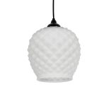 KEGEL Μοντέρνο Κρεμαστό Φωτιστικό Οροφής με Ντουί 1 x E27 AC 220-240V IP20 - Λευκό - Μ19 x Π19 x Υ19cm