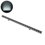 WASHERFAIA S- Μπάρα Φωτισμού Wall Washer LED 24W 2880lm 15° DC 24V Αδιάβροχο IP65 Ψυχρό Λευκό 6000K Dimmable - Bridgelux SMD Chip - Ασημί - Μ100 x Π4 x Υ6.1cm