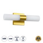 ANAIS Μοντέρνο Φωτιστικό Τοίχου – Καθρέπτη Μπάνιου με Ντουί