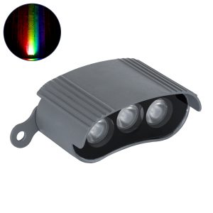 TREELIGHT-ZINA Κυρτή Μπάρα Φωτισμού Wall Washer με Αντιθαμβωτική Γρίλια Ειδική για Φυτά - Δέντρα LED 3W 255lm 30° DC 24V Αδιάβροχο IP65 Μ9 x Π6.5 x Υ4cm Πολύχρωμο RGBW DMX512 - Γκρι Ανθρακί