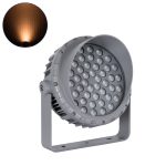 FLOODMENA Προβολέας Σποτ Wall Washer LED 48W IP67 Γκρι Καφέ