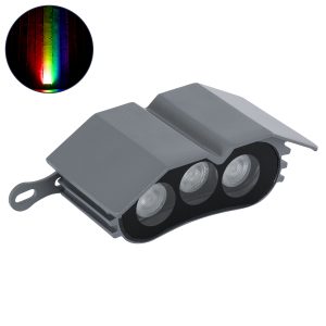 TREELIGHT-ZINA S- Κυρτή Μπάρα Φωτισμού Wall Washer για Φυτά - Δέντρα LED 3W 255lm 30° DC 24V Αδιάβροχο IP65 RGBW Dimmable - Γκρι Ανθρακί - Μ11 x Π6.5 x Υ5cm