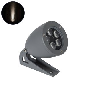 TREELIGHT-TREESPO Σποτ Φωτισμού Ειδικό για Φυτά - Δέντρα LED 12W 1380lm 15° DC 24V Αδιάβροχο IP67 Μ9 x Π11 x Υ9cm Φυσικό Λευκό 4500K - Γκρι Ανθρακί