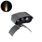 TREELIGHT-PLANTE Κυρτή Μπάρα Φωτισμού Wall Washer με Αντιθαμβωτική Γρίλια Ειδική για Φυτά - Δέντρα LED 3W 255lm 15° DC 24V Αδιάβροχο IP67 Μ11 x Π8.5 x Υ11cm RGBW DMX512 - Γκρι Ανθρακί