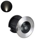 UNDERWATER-JULIA Υποβρύχιο Χωνευτό Φωτιστικό Σποτ Ειδικό για Σιντριβάνια LED 3W 285lm 15° DC 24V Αδιάβροχο IP68 Φ10 x Υ7.5cm Φυσικό Λευκό 4500K - Ανοξείδωτο Ατσάλι