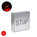 SENSATI Φωτιστικό Τοίχου Ένδειξης STOP LED Κόκκινο