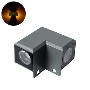 WALLDONA Γωνιακό Φωτιστικό LED 10W Αδιάβροχο IP66 Θερμό