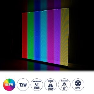 WASHER-PLEXI Μπάρα Φωτισμού Wall Washer LED 12W RGBW DMX512