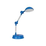 MICHEL Μοντέρνο Επιτραπέζιο Φωτιστικό Γραφείου LED 6W 540lm 120° AC 220-240V IP20 Ψυχρό Λευκό 6000K - Lumileds SMD Chip - Μπλε - Μ15 x Π15 x Υ51cm