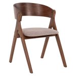 ΚΑΡΕΚΛΑ NEKKER RUBBERWOOD ΚΑΡΥΔΙ ΜΠΕΖ 56x55x78Y-Τιμή Σετ 2 τεμ.