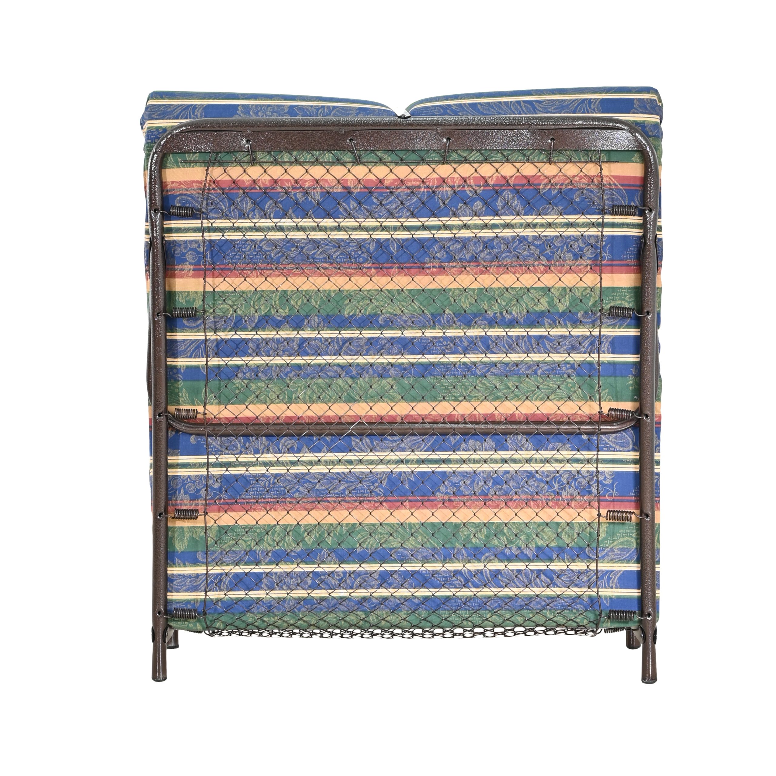 Κρεβάτι-ράντζο με μεταλλικό σκελετό πολύχρωμο 82x182