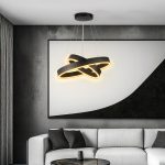 kelvo® Κρεμαστό Φωτιστικό Οροφής LED 75W 7500lm Μαύρο Ματ